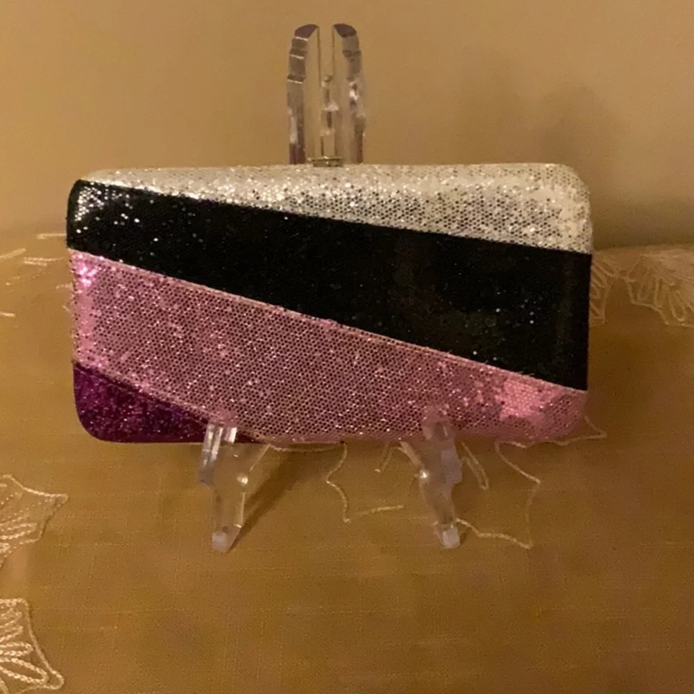 Faux Sequin Clutch. Ready to ship!